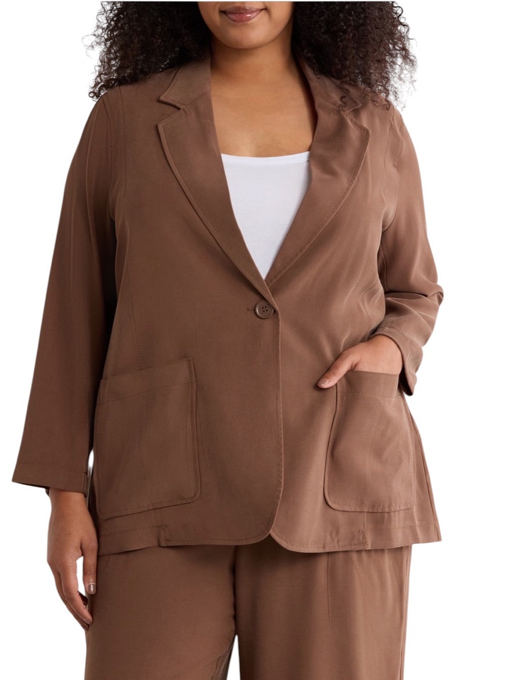 Max Studio Oversized Twill Jacket